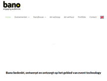 Tablet Screenshot of bano.nl